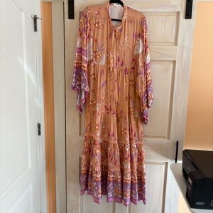 Floral Bohemian Maxi Dress - Multicolor